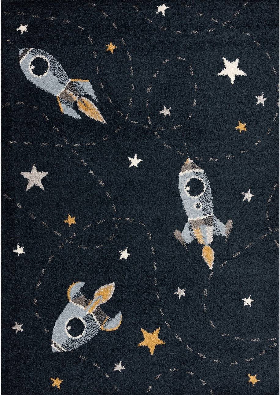 Yellow Tipi Fast Rockets Rug 160x230 cm