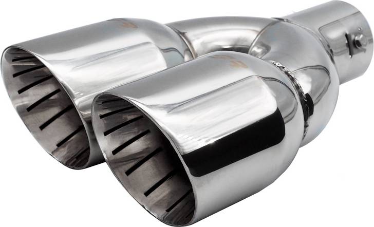 Simoni Racing Dubbel RundSned Rostfritt Stål Ø90xL245mm