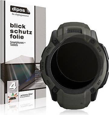 Dipos Screen Protector For Garmin Instinct 2x Solar Privacy Filter