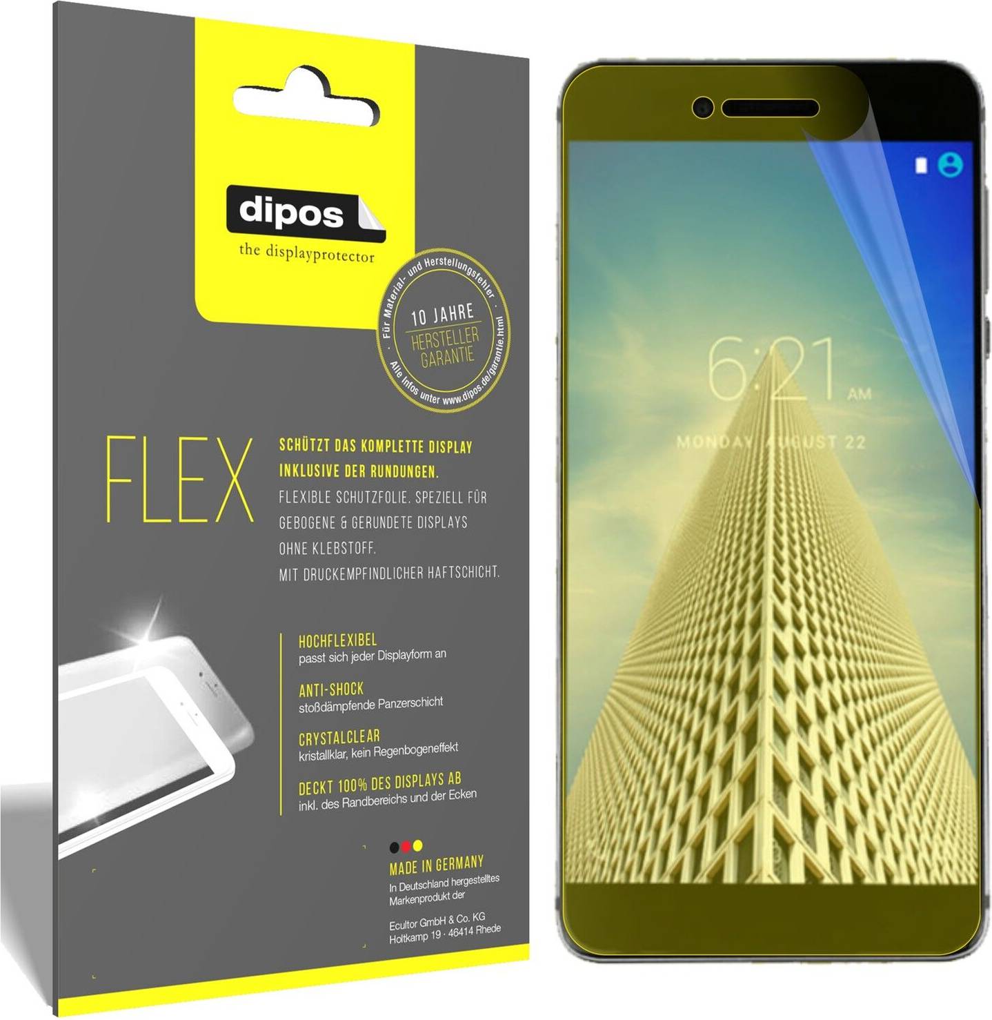 Dipos 3x Screen Protector For Vernee Mars Pro