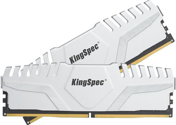 Kingspec DDR5 Computer Memory 32GB2×16GB 6000MHz RAM Desktop Memory PC Memories Module Gaming Memory Computer Silver White