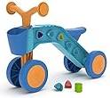 Itsibitsi Blocks Light Blue Orange 4 Wheel Ride On