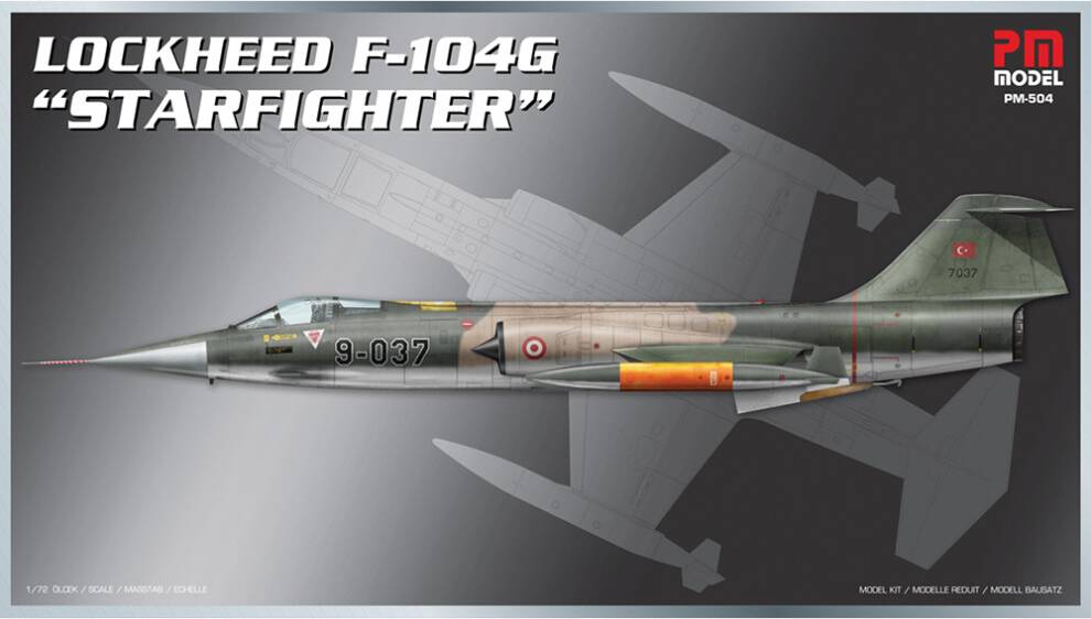PM Model 504 Lockheed F-104G Starfighter 1:72 Model Kit