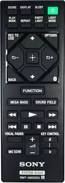 Sony RMT-AM502U Speaker Remote Control