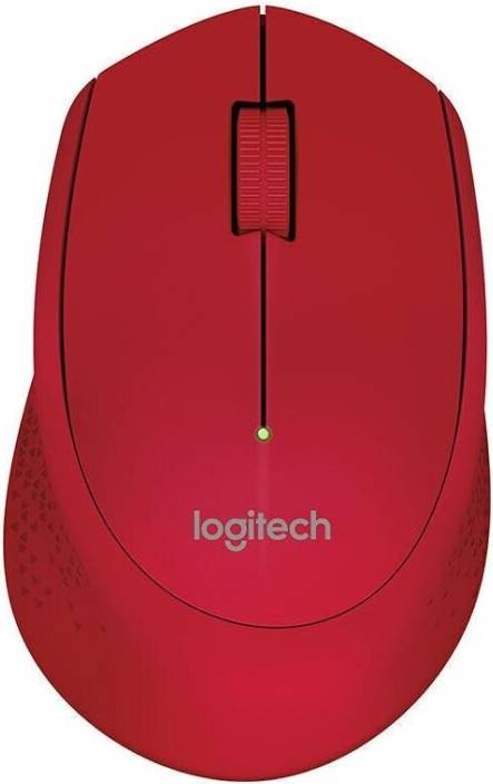 Logitech Mouse M280 Red Wireless USB