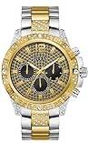 Guess Crystal Multi-Function Watch Gold