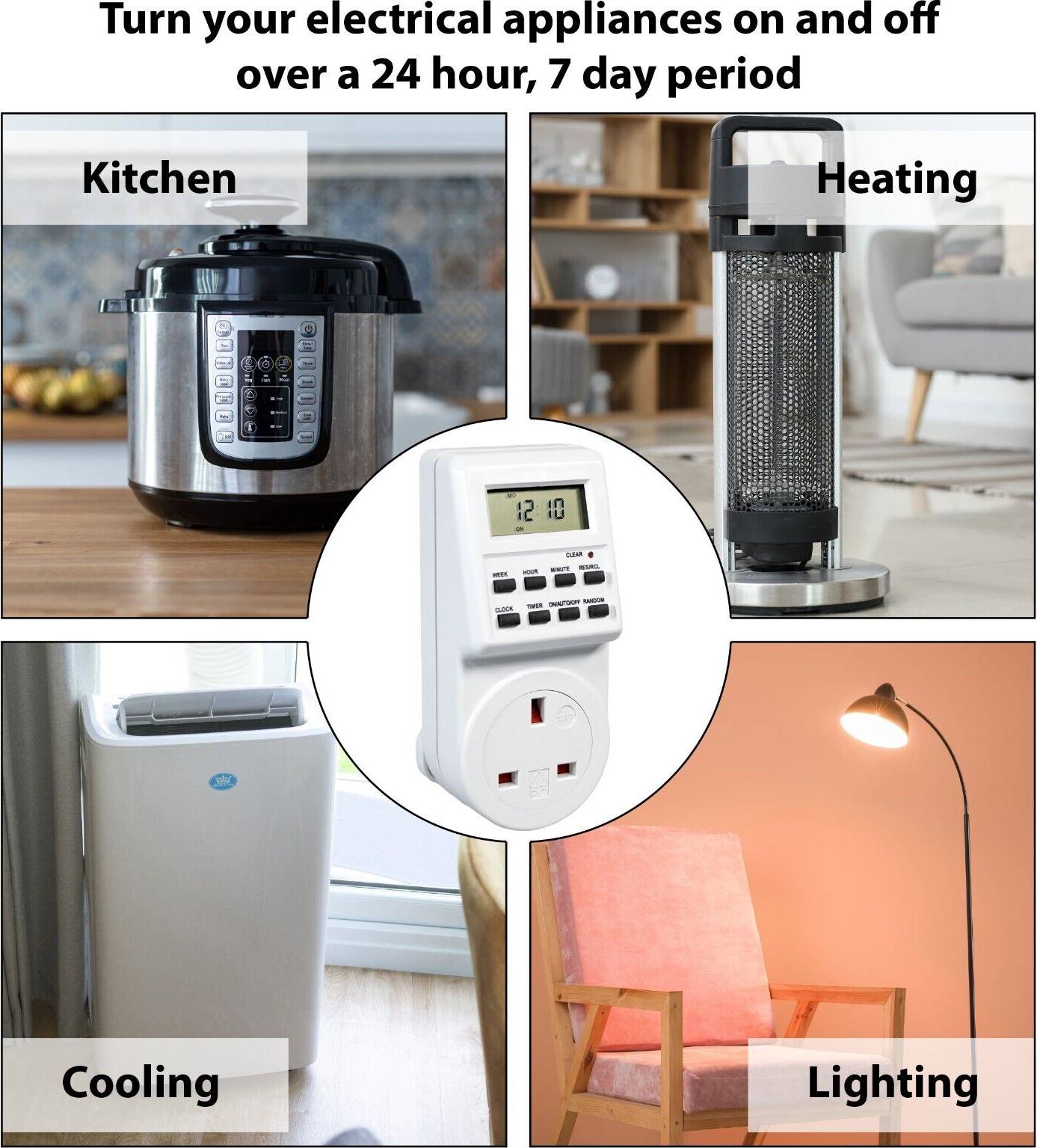 Eagle Plug In Programmable Digital Timer