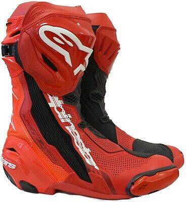 Supertech r Alpinestars Supertech R Vented Boots - Bright Red/Red Fluo