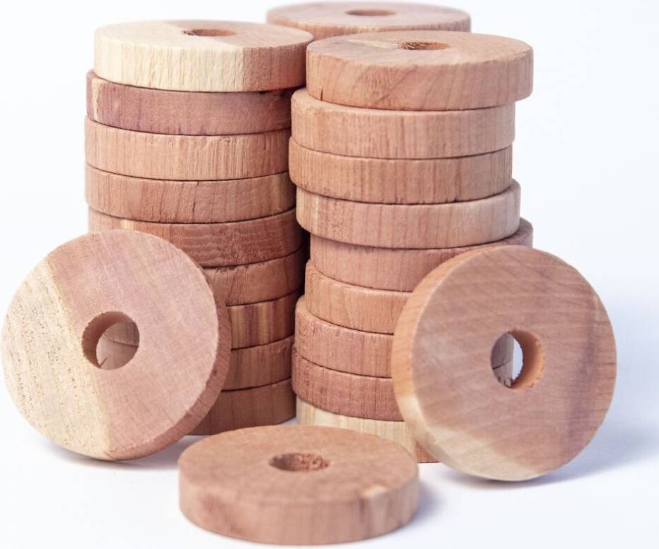 10Pcs/Set Cedar Block Odour Deterrent Insect