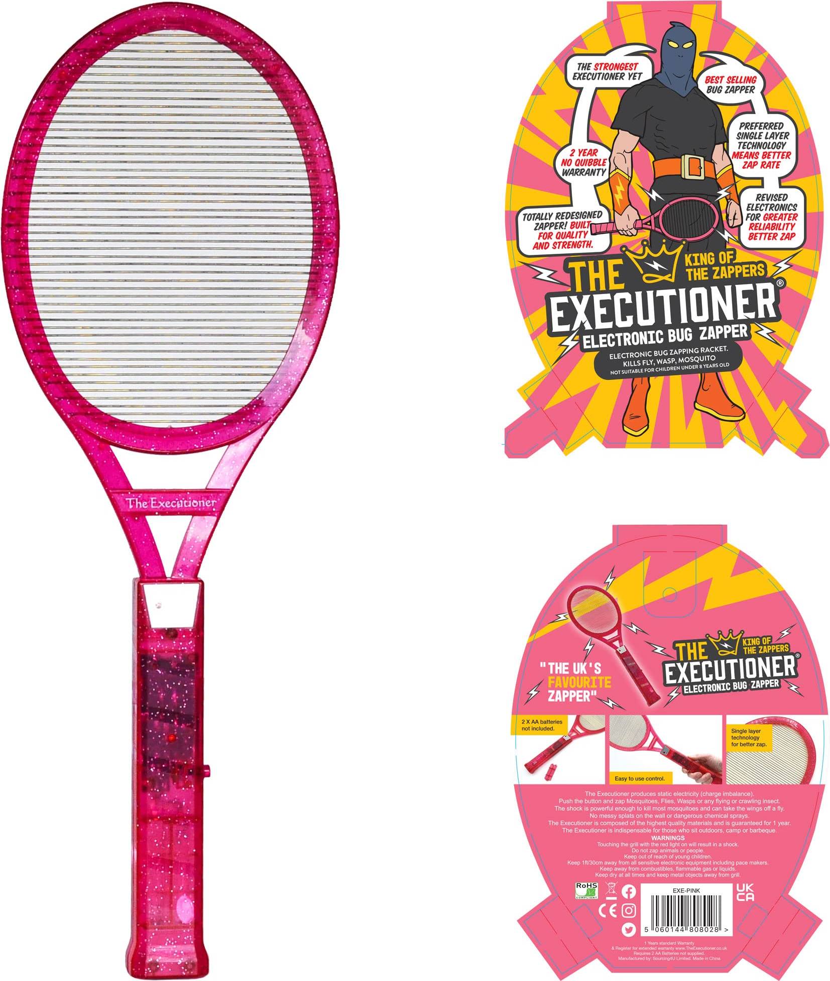 Pink The Executioner Fly, Wasp, Bug, Insect Swatter