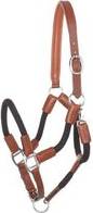 Kavalkade Cavo Rope-Halter with Lead Rope - Marron
