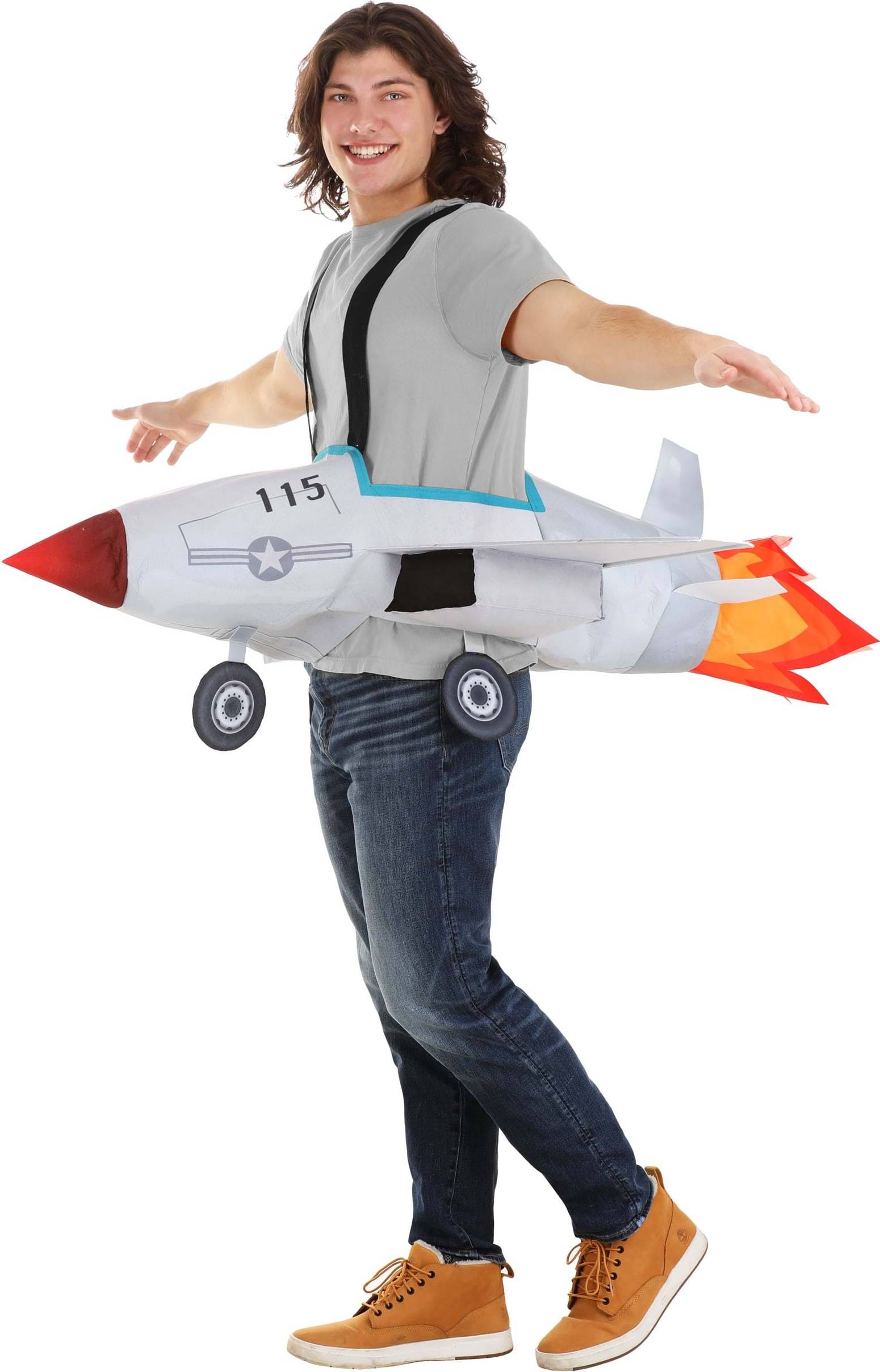 Fun Costumes Adult Ride-In Fighter Jet Costume