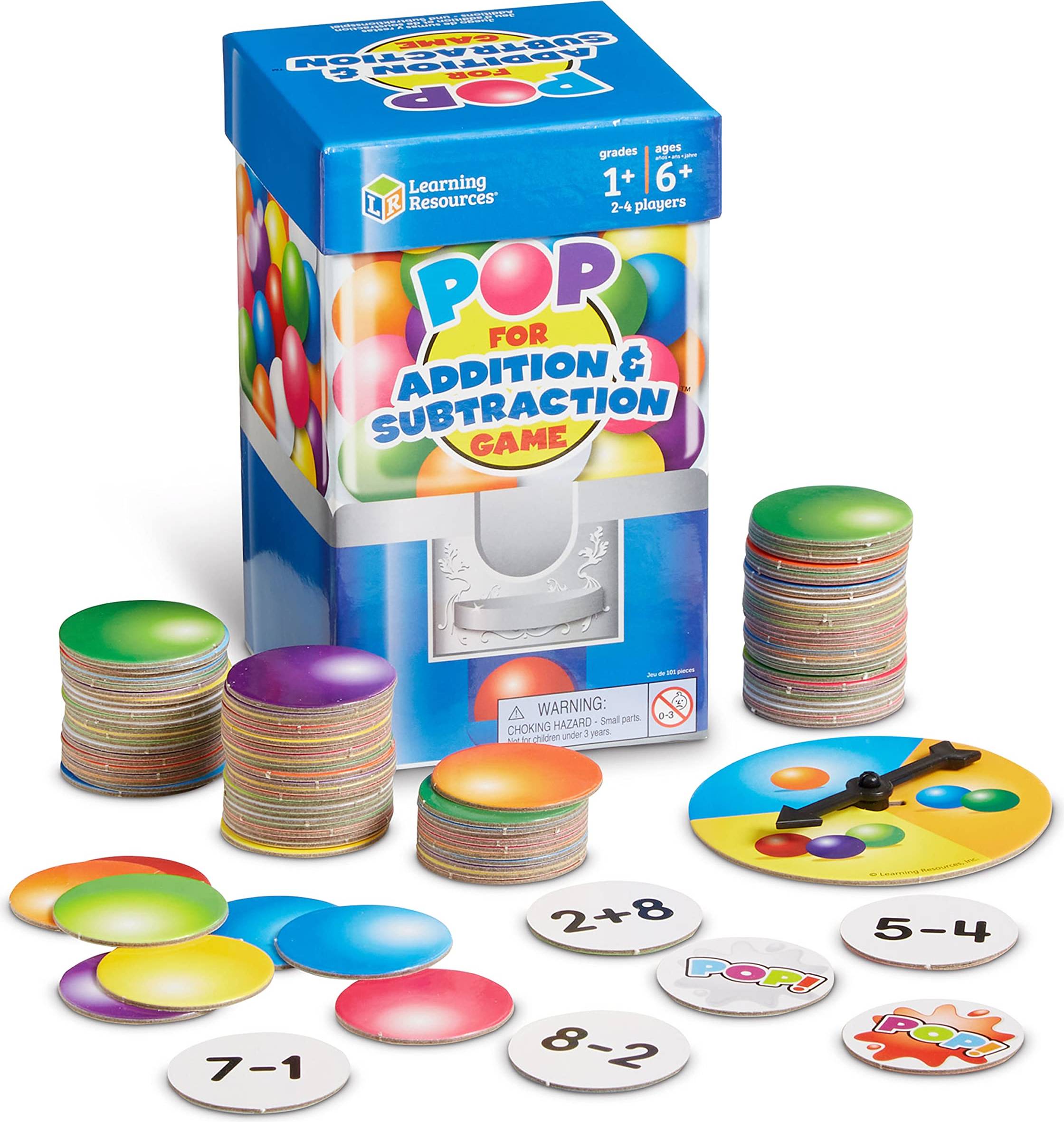 Pop for Addition & Subtraction Math Game 100 Pieces
