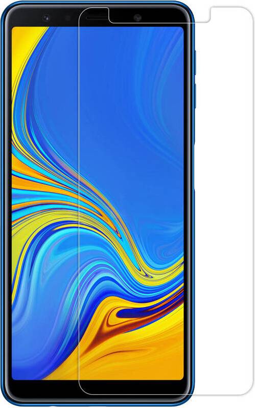 Keshen 2PCS Clear HD Screen Protector With Rear Camera Lens Protector For Samsung Galaxy A7 2018