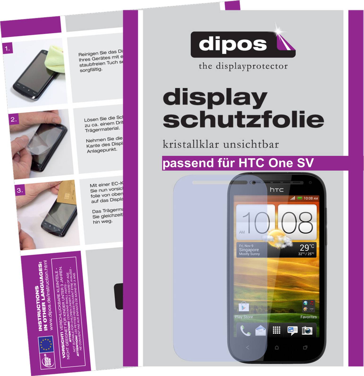 Dipos Screen Protector HTC One SV Guard