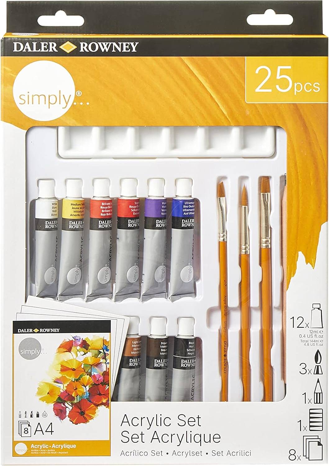 Daler Rowney Acrylic Set 25pcs