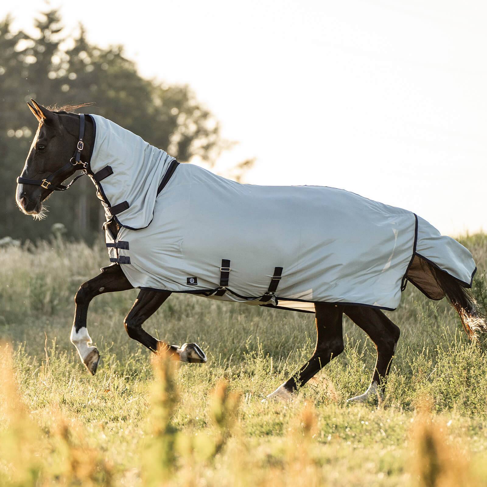 Imperial Riding Fly Rug Removable Collar Reese - Violet