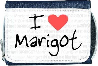 TeeTreeDesigns I love heart marigot denim wallet