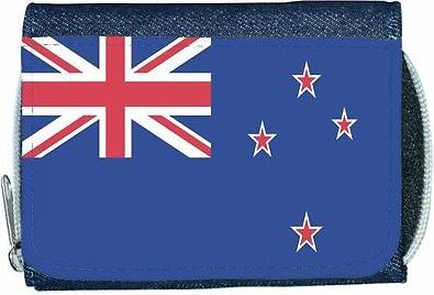 TeeTreeDesigns Zealand flag denim wallet