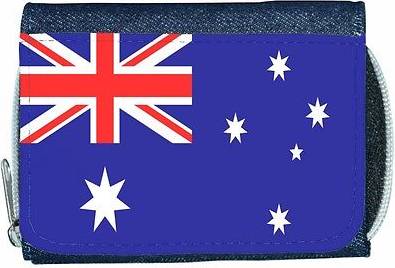 TeeTreeDesigns Australia flag denim wallet