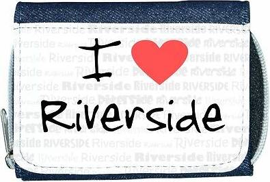 TeeTreeDesigns I love heart riverside denim wallet