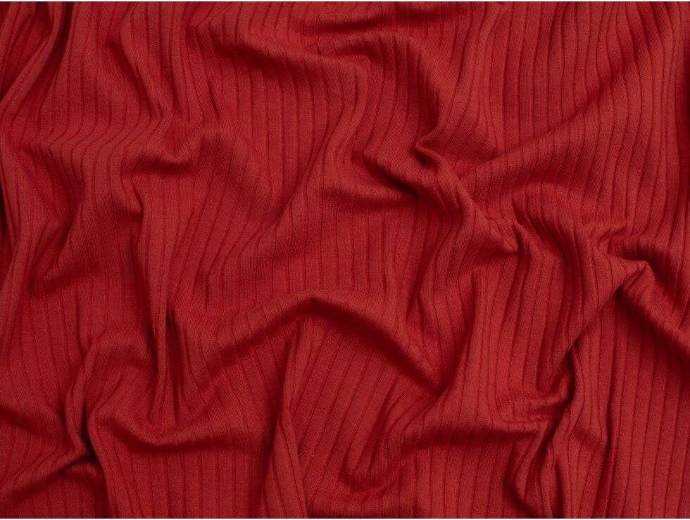 Minerva Core Rib Stretch Fabrics Purple, Red