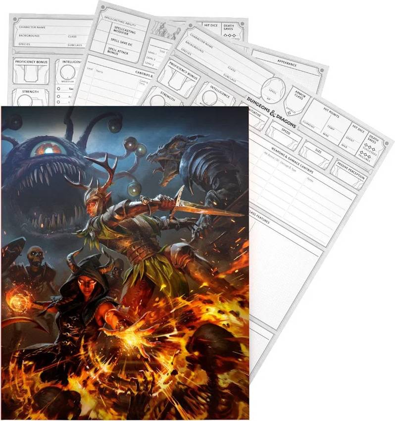 Dungeons dragons Dungeons & Dragons Rpg Character Sheets 2024
