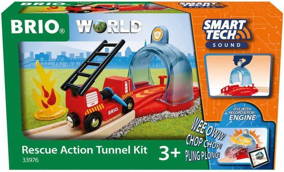 BRIO Smart Tech Sound Rescue Action Tunnel Kit 33976