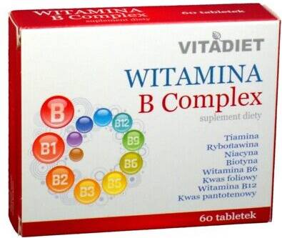 Vitadiet b-komplex 60 tabletten.
