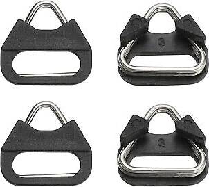 Uxcell strap lug ring, 4 metal triangle split ring