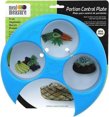 Portion Control Plate - Blue