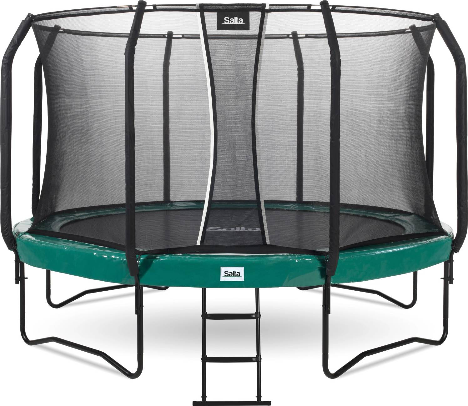 First Class Trampoline 366cm + Safety Net + Ladder Green