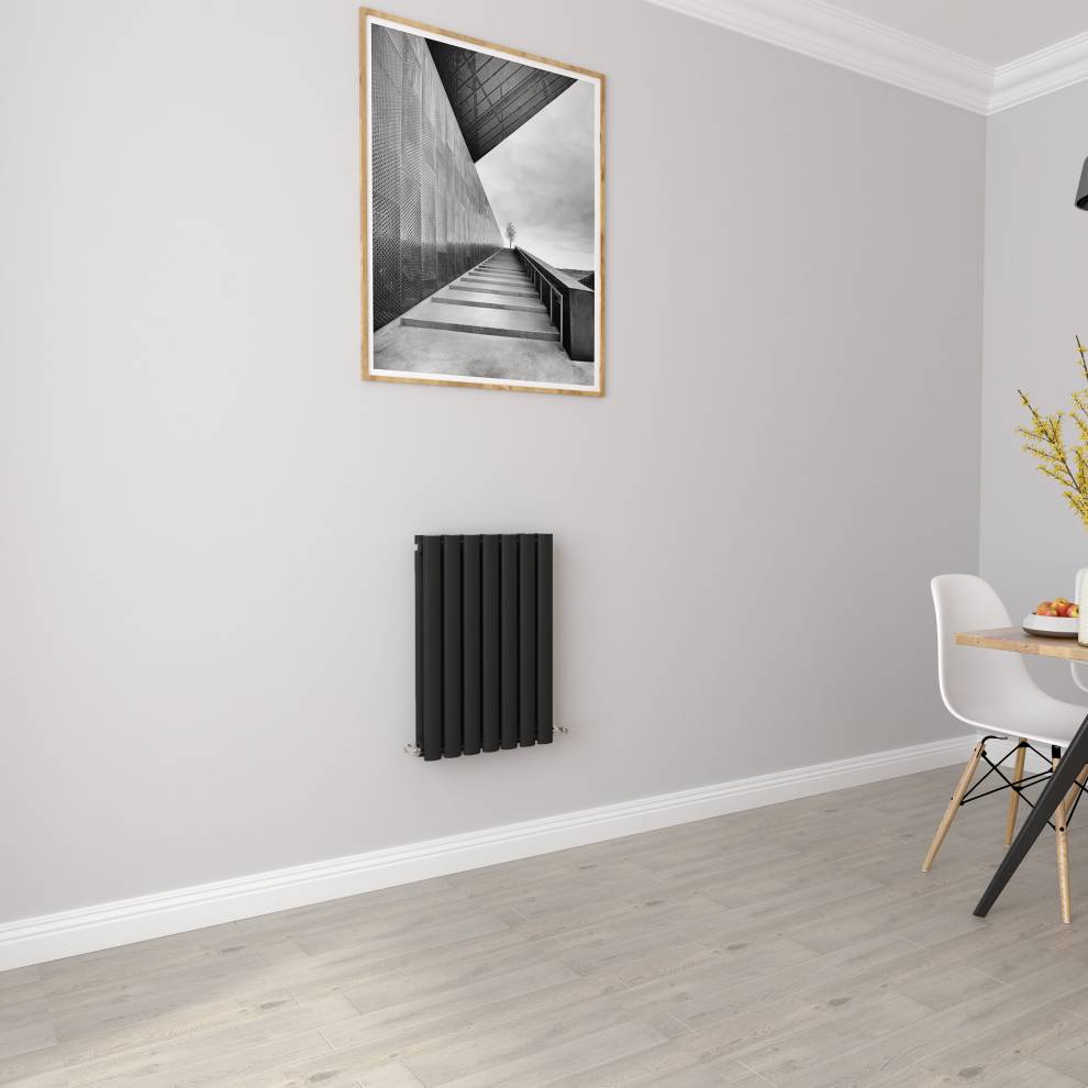 600x413mm, Designer Oval Column Radiator Central Heating