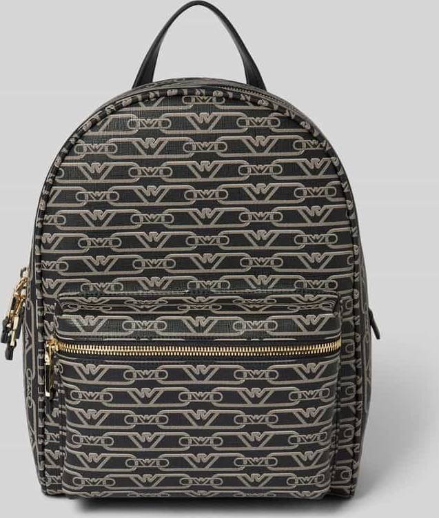Emporio Armani Monogram Rygsæk - Sort