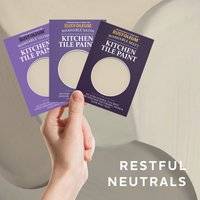 Rust-Oleum Kitchen Tile Paint Samples Restful Neutrals Tester
