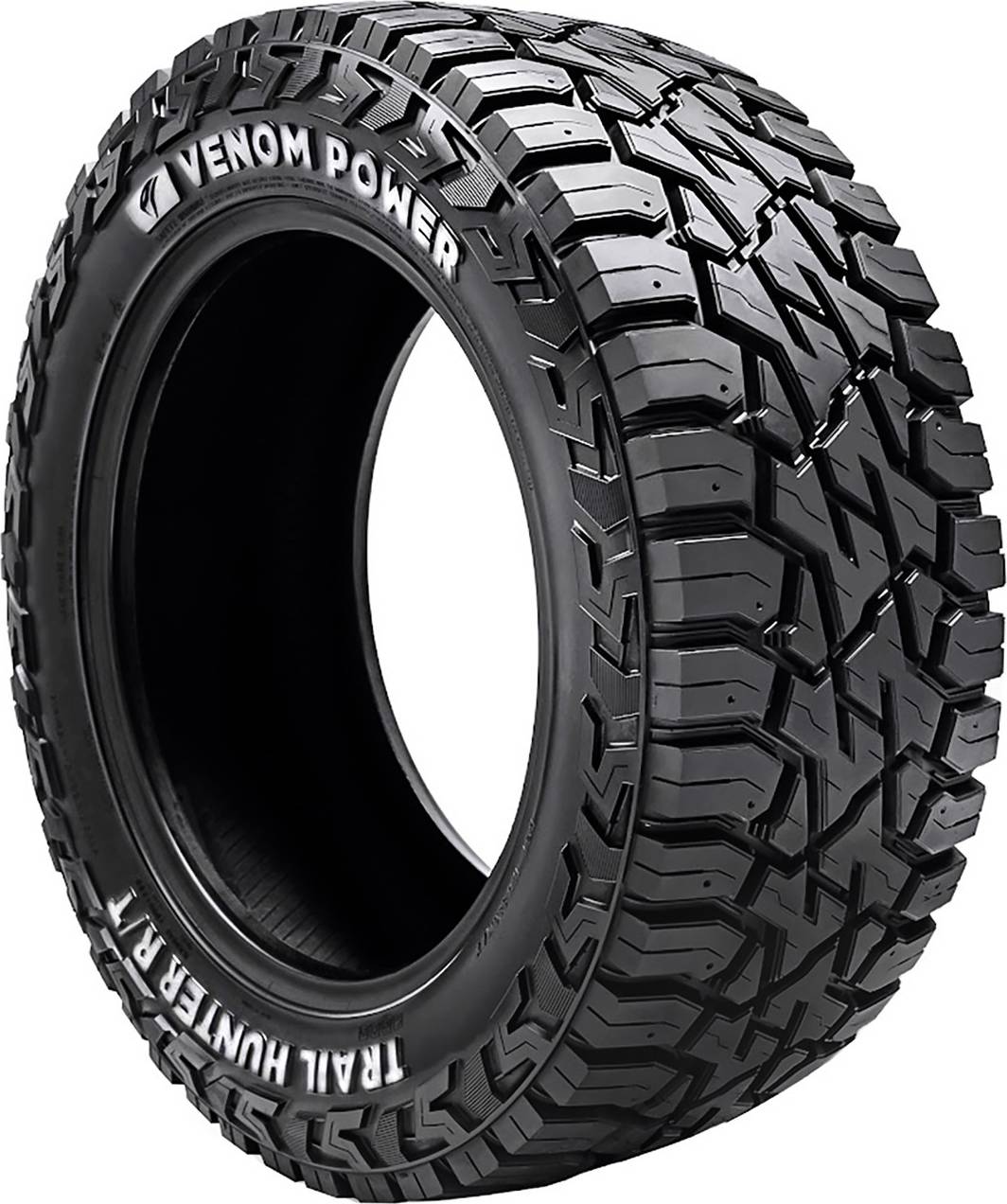 All terrain tires Venom Power Trail Hunter R/T 285/70R17, All Season, Rugged Terrain tires.