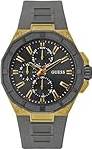 Guess Herrklocka, R2, silikon, Guld