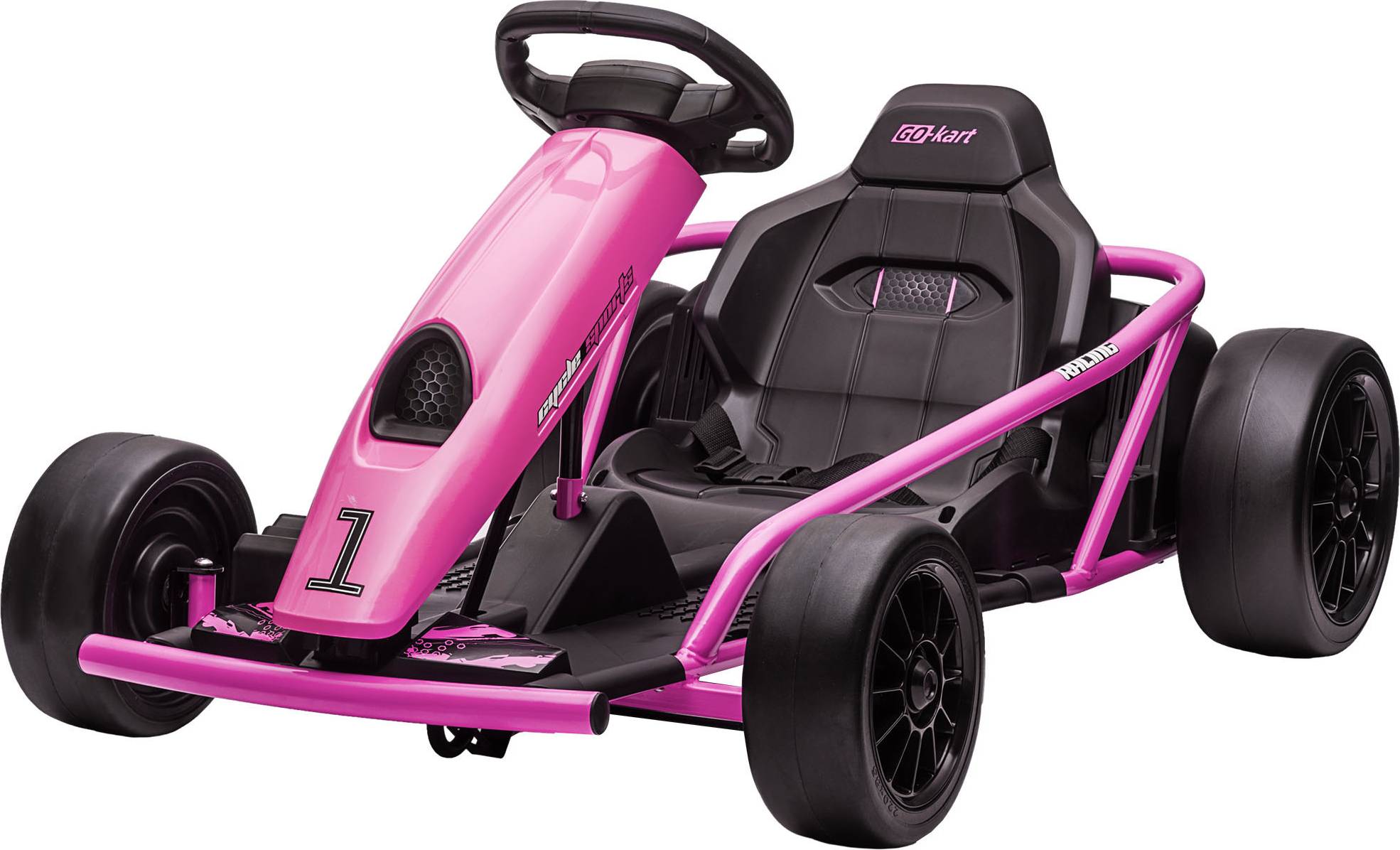 Homcom 24V Electric Drift Ride-On Racing Go Kart