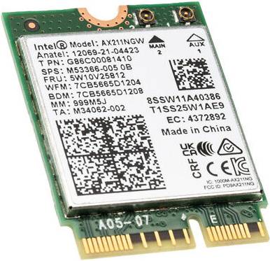 Trådløs wifi adapter Intel Ax211 Wifi 6e No Vpro Module