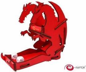 e-Raptor Dice Tower Dragon Red Small