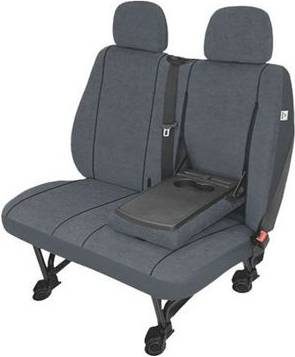 Seat Cover Rear Polyester Grey