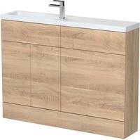 Combination toilet vanity unit Hudson Reed Compact