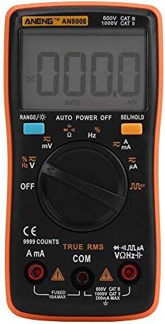 Akozon Digital Multimeter Autoranging,AN8008 True-RMS Multimeter DC Voltage Ammeter Current