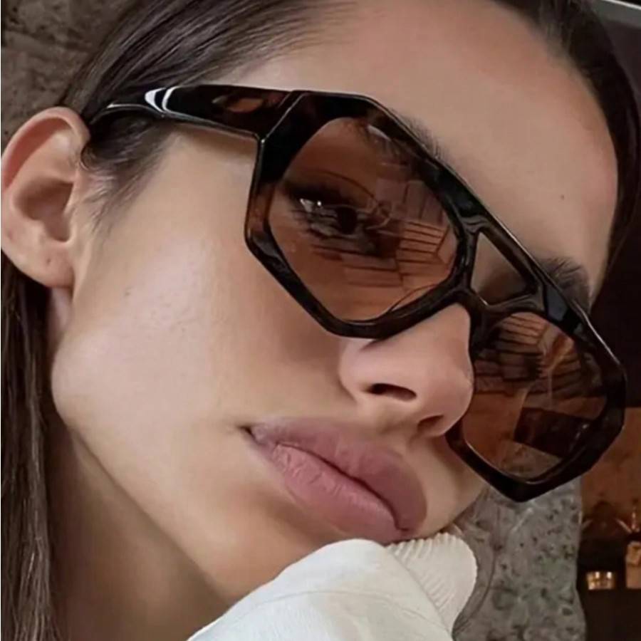 Shein Rectangular Retro Sunglasses