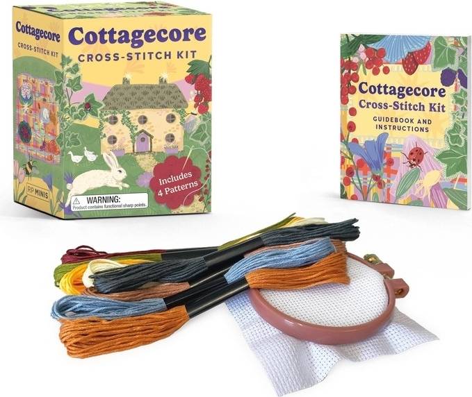 Cross stitch kit Cottagecore Cross-Stitch Kit