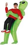 Original Cup Inflatable Alien Costume Quirky Inflatable Costume Premium Quality Adult Polyester Resistant Inflation System Included Created