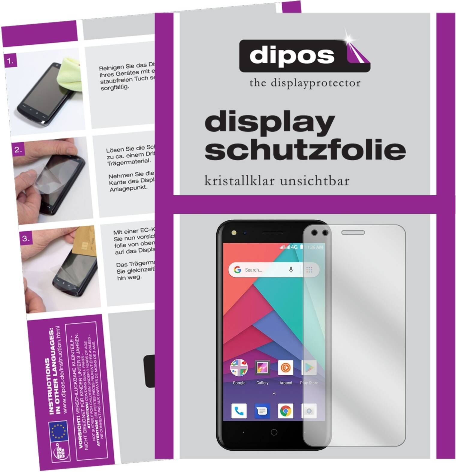 Dipos Screen Protector Micromax Bharat Go Protection