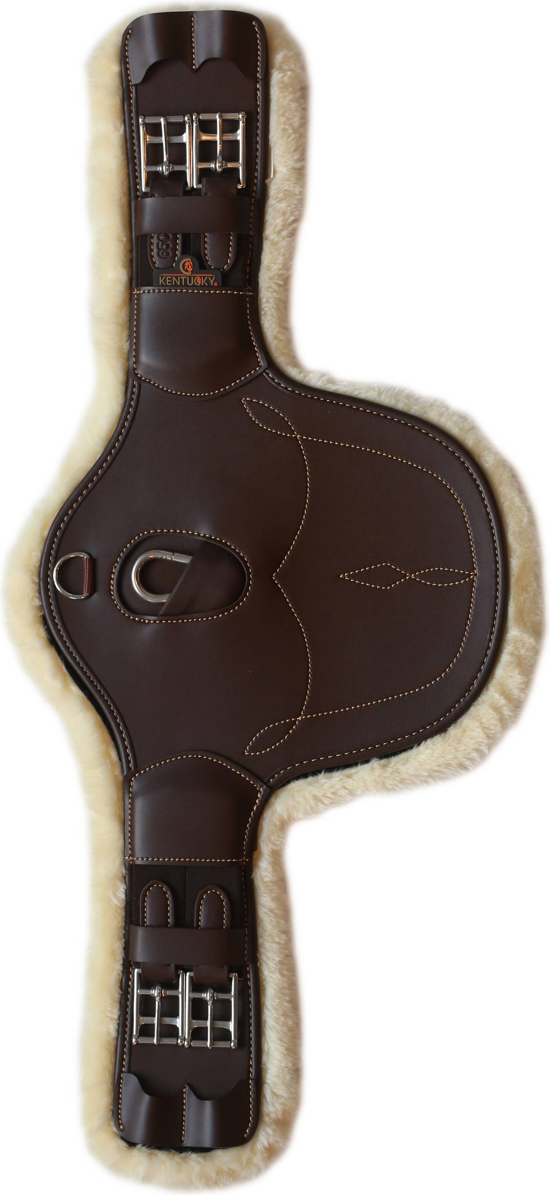 Kentucky Short Riding Girth Sheep - Marron