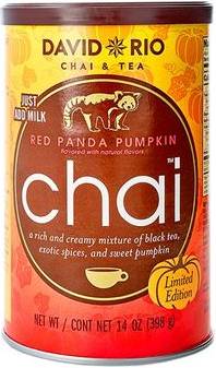 David Rio Red Panda Pumpkin Chai Latte 2pack