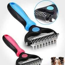Shein Grooming Tools Dual-Sided Primer Rake Cats Safe Comb